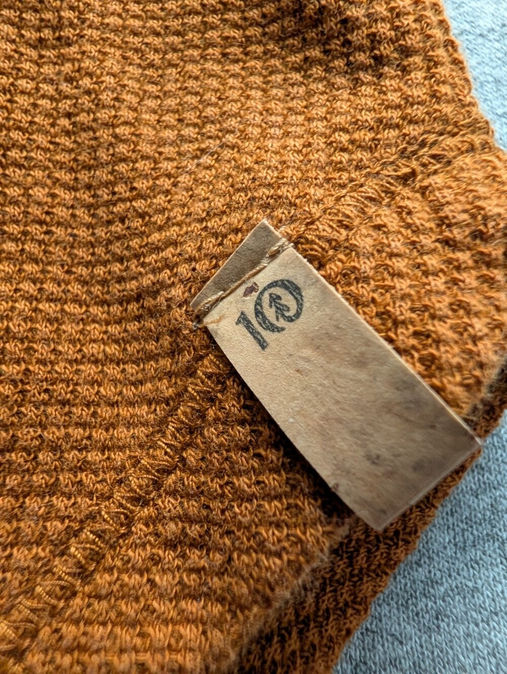 tentree Thaw Waffle Turtleneck Top Organic Cotton Tencel Layering Hiking Medium - Picture 4 of 8